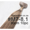 30cm *M7-8.1 Savanna blonde mix Tape in hair extensions 10pc European remy human hair