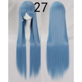 Ash blue long fringe straight cosplay wig (PL009-027)