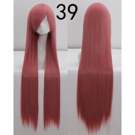 Ash rose fringed straight cosplay wig -100cm (099-39)
