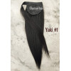 50cm basic 100% Yaki texture Indian human hair Velcro ponytail