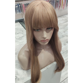 Blunt cut fringe light brown mix by Emmor-synthetic hair (MQF6083-1)